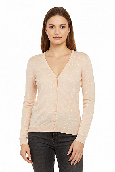 Dámský Cardigan Růžový Orsay Second Hand