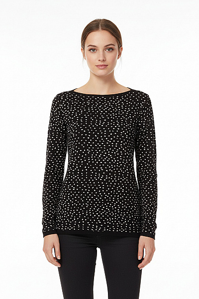 Esprit Vzorovaná  Halenka Černobílá Second Hand