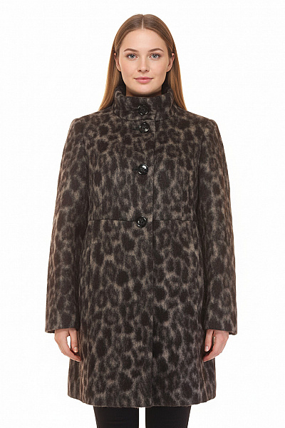 BONITA Dámský Kabát Vlněný Šedý Vel. 42