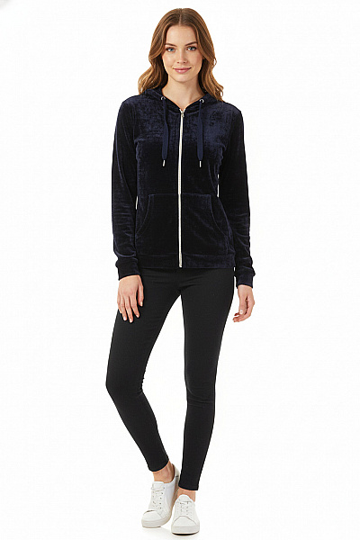 Dámská Mikina Modrá Vel.  36