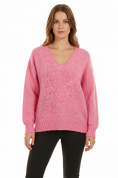 Dámský Svetr Růžový ZARA Vel. L