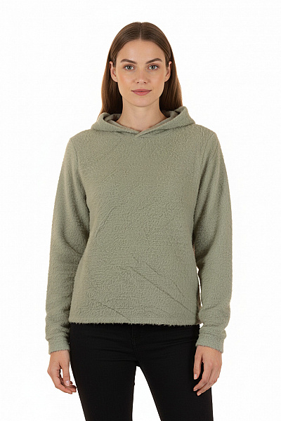 Dámská Mikina Zelená Vel. 36