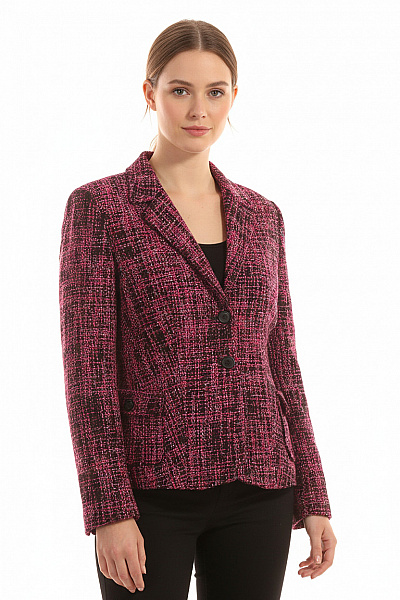 Zagora Teplé Dámské Sako Fialové Vel. 42