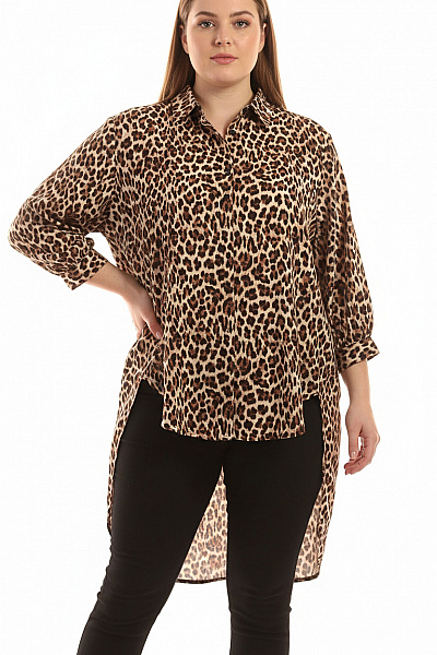 Dámská Košile Hnědá