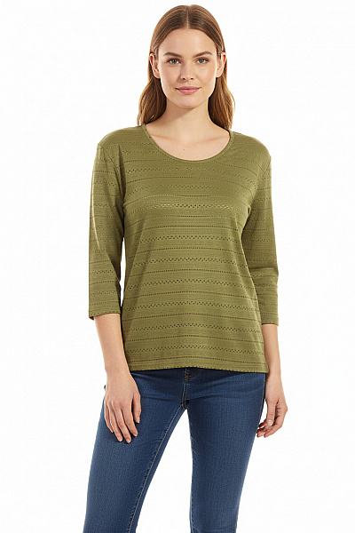  Halenka Jednobarevná Zelená Gina Benotti Second Hand Vel. L