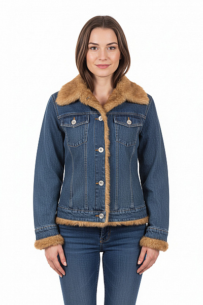 Dámská Přechodné Bundy Modrá Vel. S