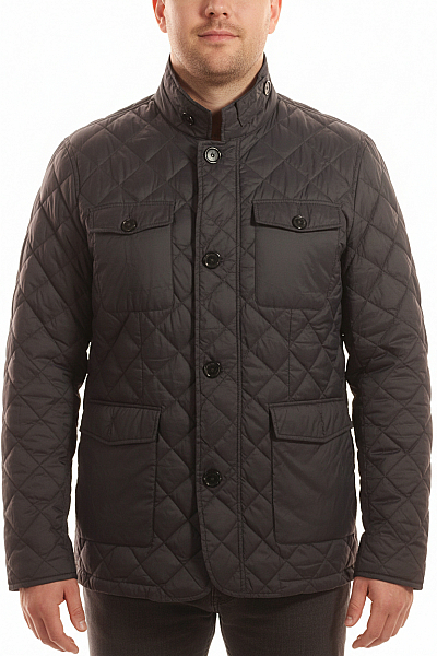 Prošívaná Pánská Bunda Modrá Second Hand Vel. 52