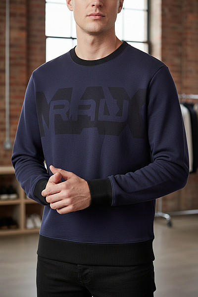 G-Star Pánská Mikina Bez Zapínání Modrá Vel. S