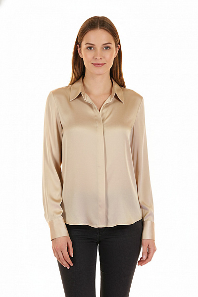 Společenská Dámská Košile Béžová Vel. S