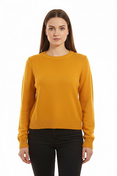 Dámský Pulovr Žlutý Vel. M