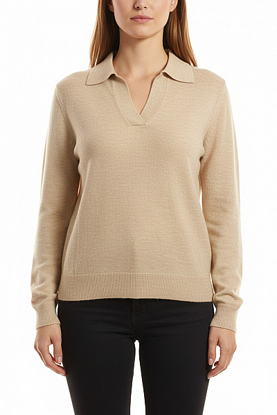 Dámský Svetr Béžový Vel. M