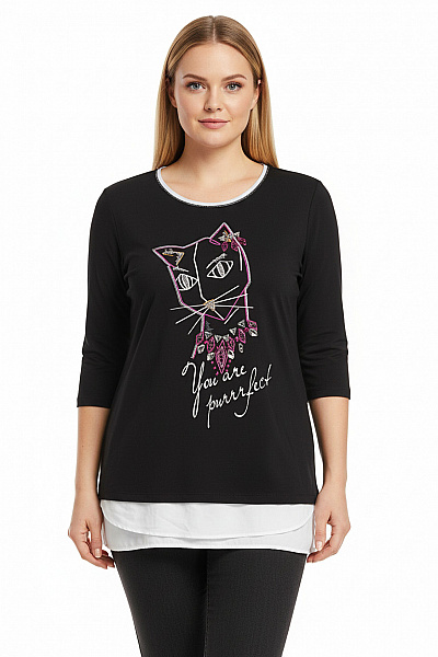 Dámský Pulovr Černý Vel. M