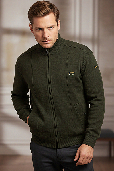 Sailing-company Pánská Přechodné Bundy Zelená Vel. L