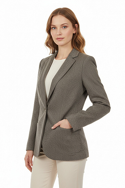 Společenské Dámské Sako Šedé