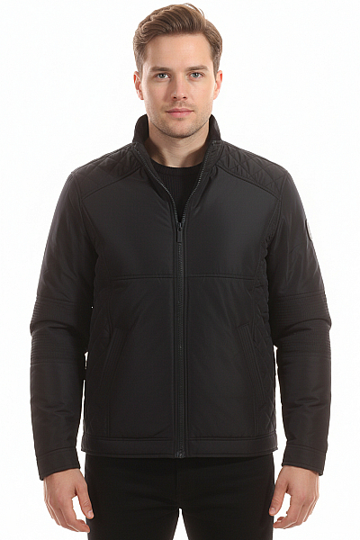 Prošívaná Pánská Bunda Modrá Livergy Vel.  50