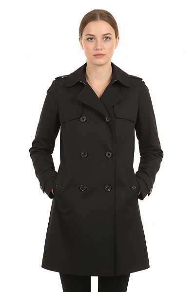 Dámský Trenčkot Černý VILA Vel. S