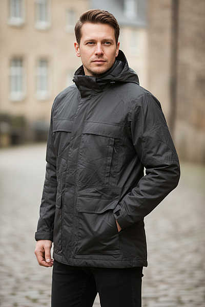 Pánská Přechodné Bundy Šedá Vel. L