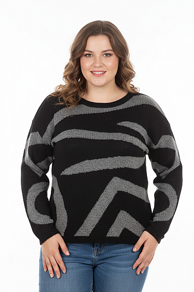 Dámský Svetr Černý Vel. 38