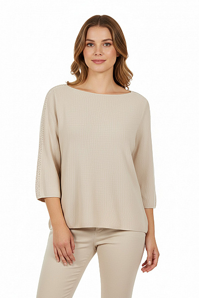 Monari  Halenka Pletená Šedá