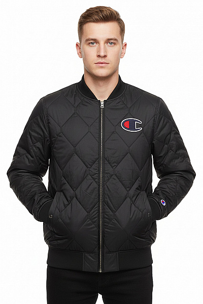 Prošívaná Pánská Bunda Černá Champion Vel. M