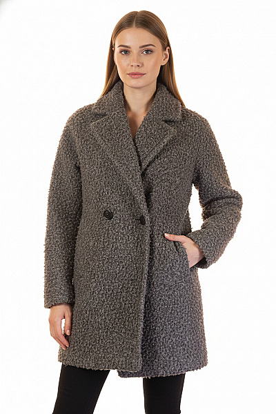 Dámský Kabát Šedý Bershka Vel.  XS