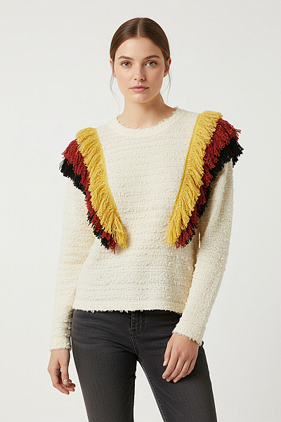 ZARA Dámský Svetr Barevný Vel. S