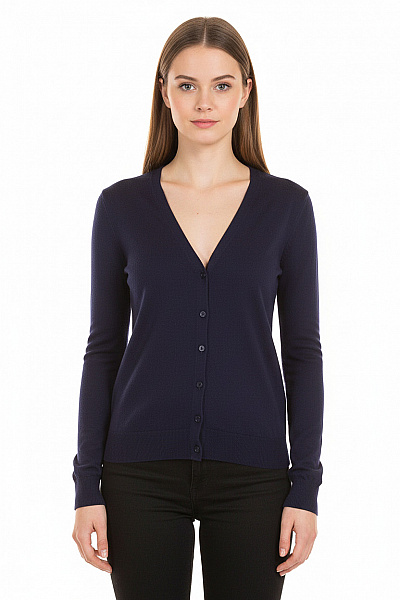 Dámský Svetr Modrý Second Hand Vel. XS