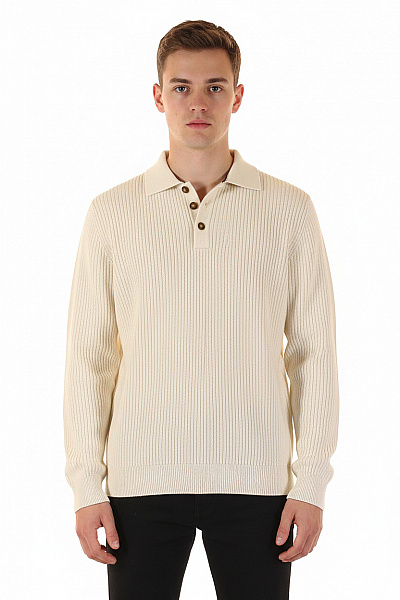 MC NEAL Pánský Svetr Bílý Vel. S