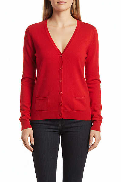 Street One Dámský Svetr Červený Second Hand Vel.  40