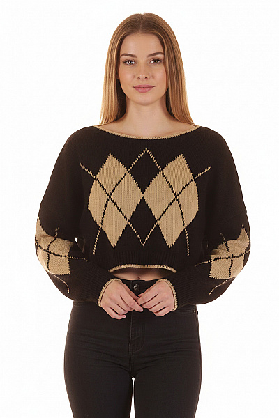 STRADIVARIUS Dámský Pulovr Černý Vel.  M