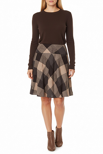  Sukně áčková Hnědá GERRY WEBER Vel. 42