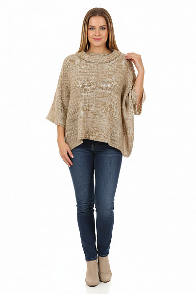 Dámský Pulovr Béžový Second Hand Vel. 38