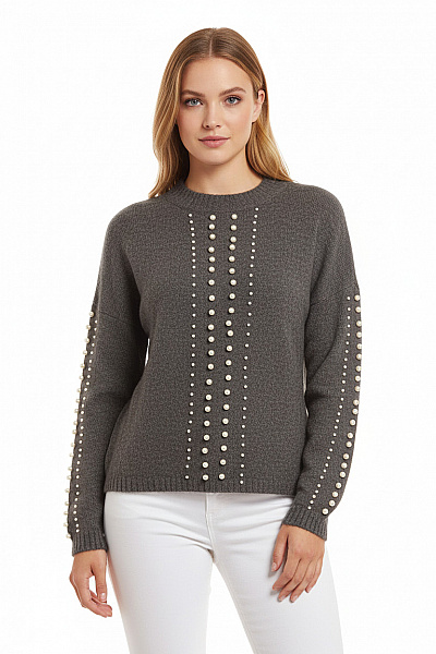 Dámský Pulovr Šedý ONLY Vel. S