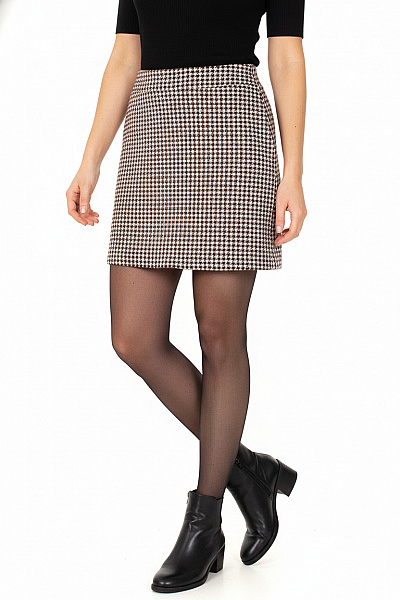 Balonová  Sukně Černobílá