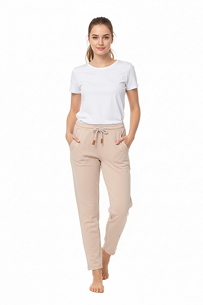 MOSCOW Dámské Tepláky Béžové