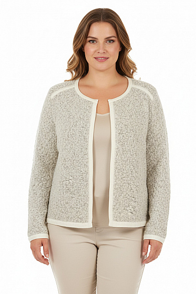 Dámský Svetr Vlněný Šedý Vel. 40