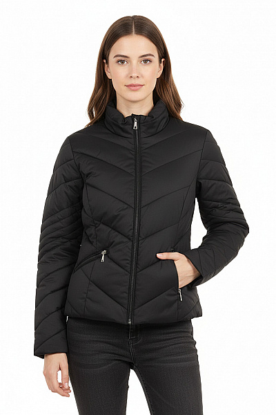 Dámská Bunda Černá Amisu Vel. 36