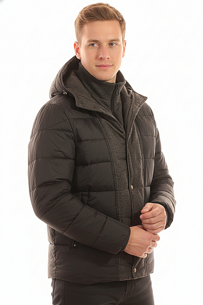 Pánská Bunda Černá Vel. L