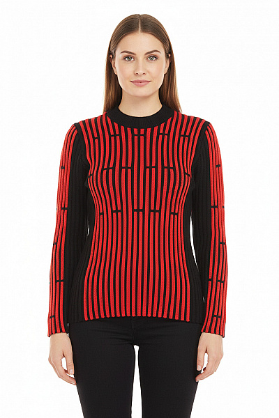 Dámský Svetr Červený Second Hand