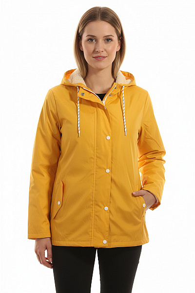 Dámská Bunda Žlutá Second Hand Vel. L