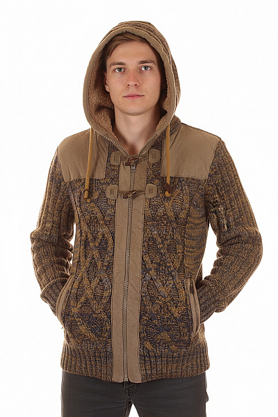 Pánský Cardigan Barevný Leif Nelson Vel. L