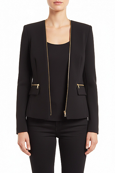 Dámské Sako Černé Amisu Second Hand Vel.  34