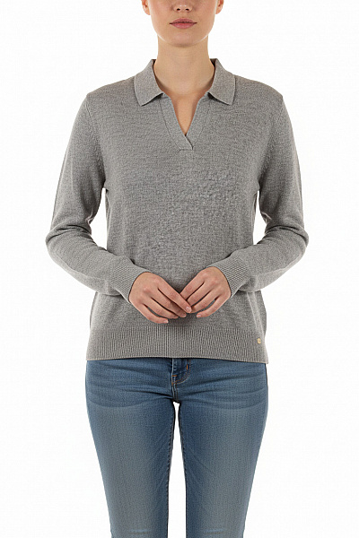 Dámský Svetr Šedý Fashionart Second Hand Vel. S