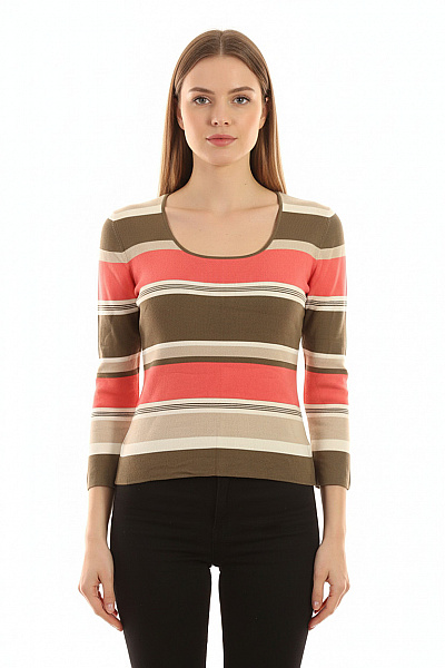 Dámský Svetr Barevný Vel. 38