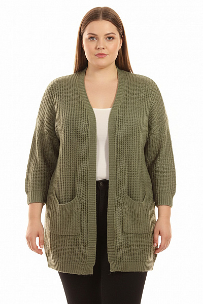 My Haily S Dámský Cardigan Zelený Vel. M/L