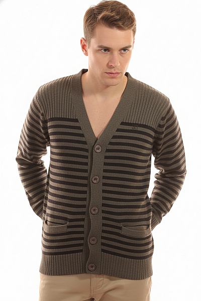 Pánský Cardigan Šedý Second Hand Vel. L