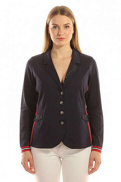 Letní Dámské Sako Modré Vel. 44