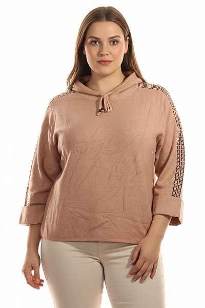 Dámský Pulovr Růžový Second Hand Vel. L/XL