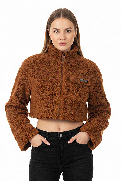 Bershka Dámský Kabát Hnědý Vel. XS