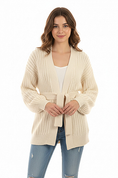 Dámský Cardigan Bílý Second Hand Vel.  M